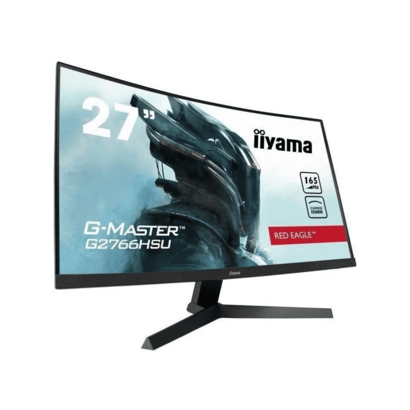 Ecran PC Gamer Incurvé – IIYAMA G-Master Red Eagle G2766HSU-B1 – 27″ FHD – Dalle VA – 1 ms – 165Hz